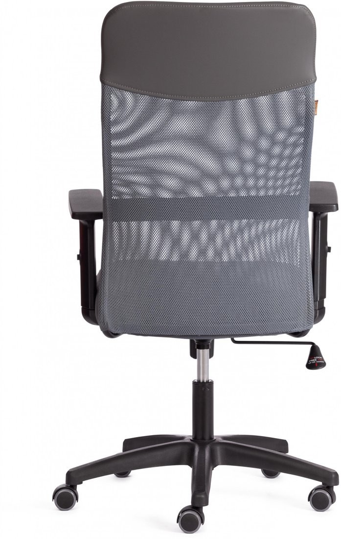 Офисное кресло TetChair Practic Plt ткань/кожзам (серый)