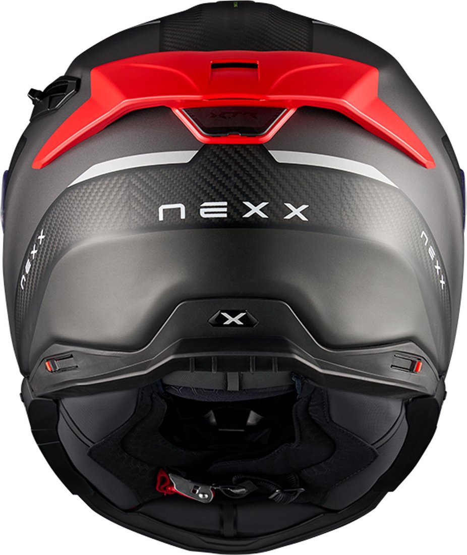 Мотошлем Nexx Helmets X.TR Rush (S, черный/красный)