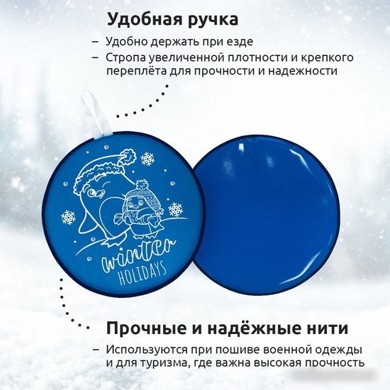 Ледянка Mega Toys МТ13317 46.5 см (голубой)
