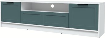 Тумба Интерлиния ТВ Концепт Тренд КТ-ТВ4-50 (белый платинум/верде)