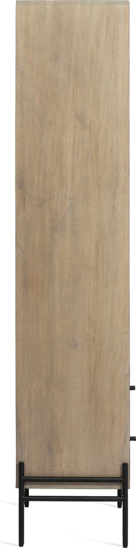 Шкаф-витрина TetChair Secret de Maison Whitewood 7903 (античный белый/черный)