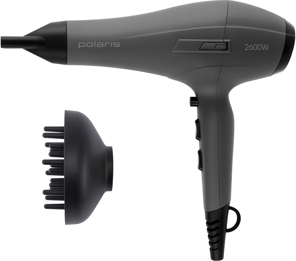 Фен Polaris PHD 2600ACi Salon Hair (серый)
