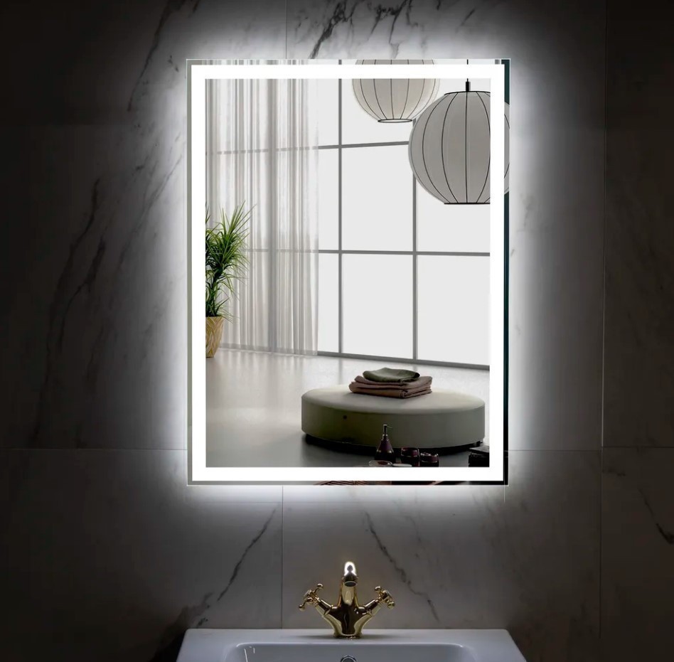 Пекам Зеркало Greta 50x80 greta-50x80B (с подсветкой и бесконтактным сенсором)