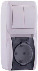 Розетка Lezard Nata 710-0200-173 (белый)