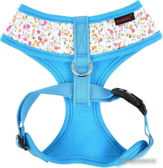 Шлейка Puppia Wildflower PAUA-HA1826-SB-XL (голубой)