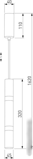 Подвесная люстра Евросвет 50210/1 LED (черный жемчуг)