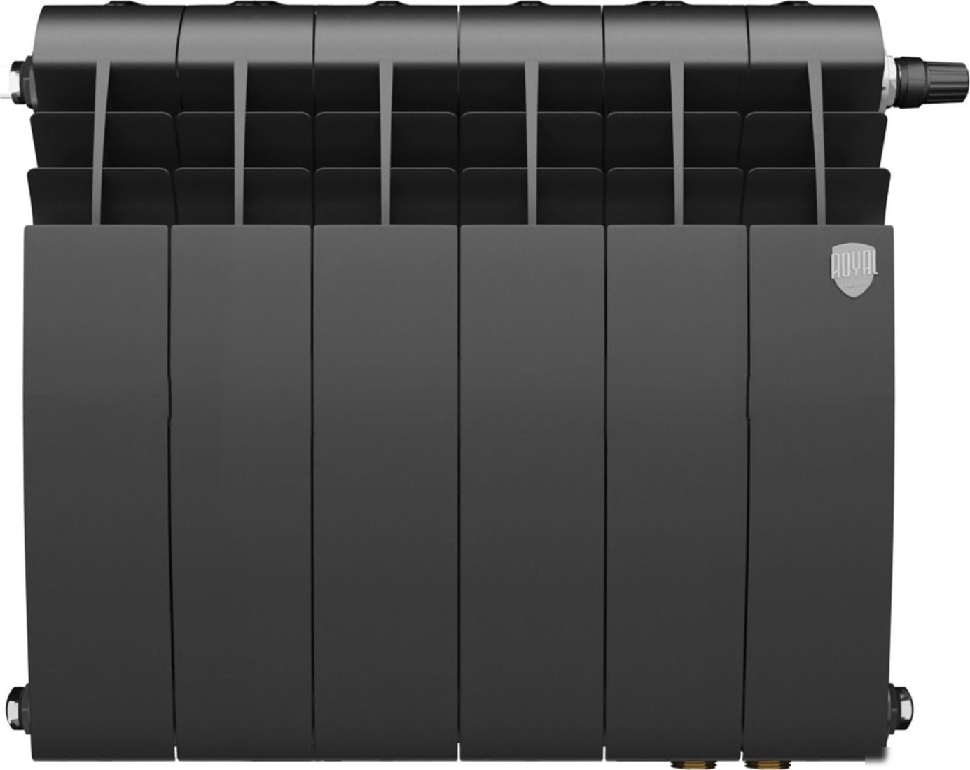 Дизайн-радиатор Royal Thermo Biliner 350 Noir Sable VR80 - 6 секций
