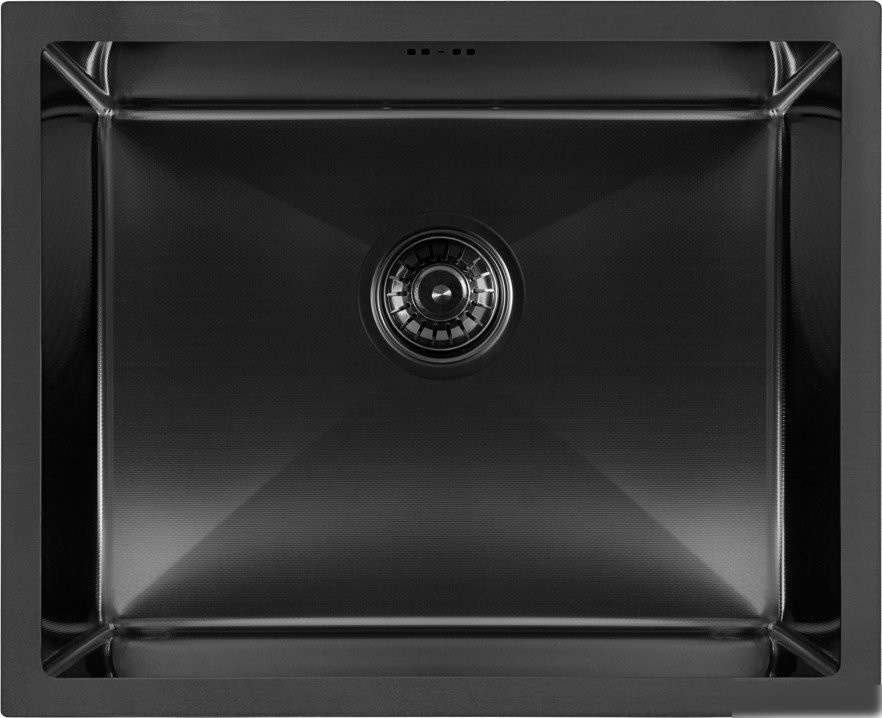 Кухонная мойка ARFEKA ECO AR 550*450 BLACK PVD NANO DECOR MILLET GRAINS