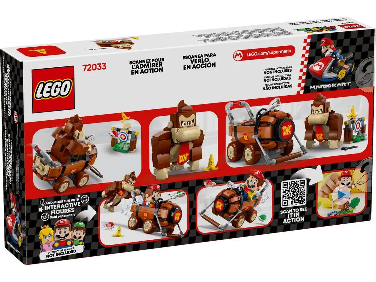 Конструктор LEGO Mario Kart Донки Конг и ДК Джамбо 72033
