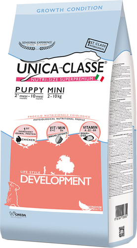 Сухой корм для собак Unica Classe Growth Condition Puppy Mini Development Chicken 2 кг