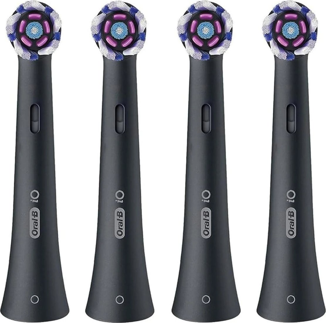 Сменная насадка Oral-B iO Strahlendes Weiss WB-4 (4 шт, черный)