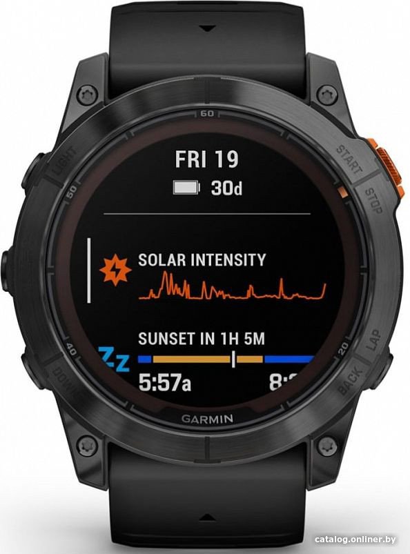 Умные часы Garmin Fenix 7 Pro Solar (сланцево-серый/черный)