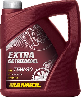 Трансмиссионное масло Mannol Extra Getriebeoel 75W-90 API GL 5 4л