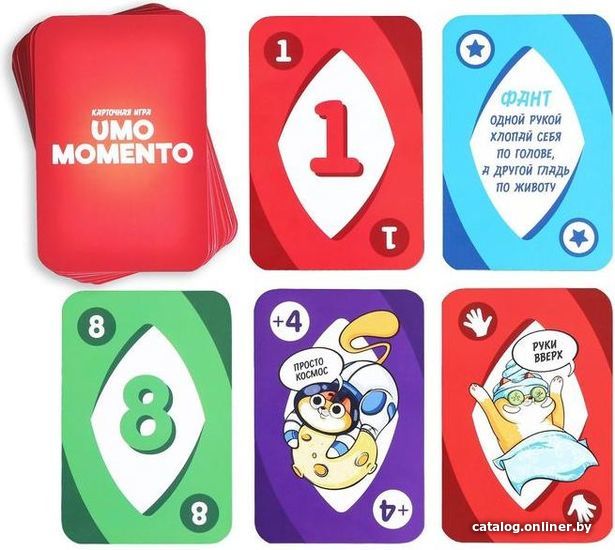Настольная игра Лас Играс Umo Momento 70 карт 7263053