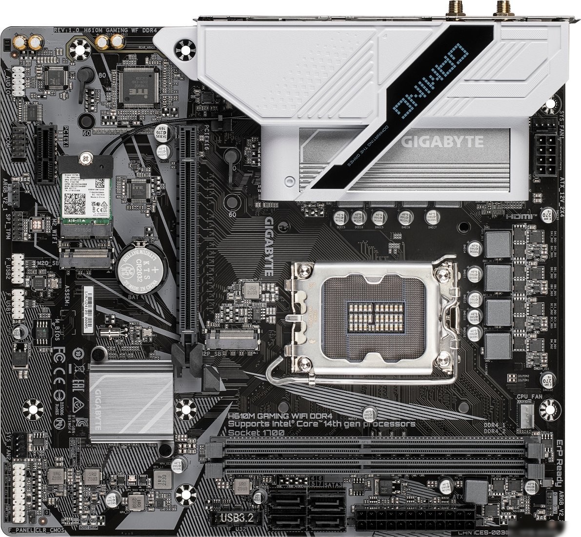 Gigabyte H610M Gaming WiFi DDR4 (rev. 1.0)