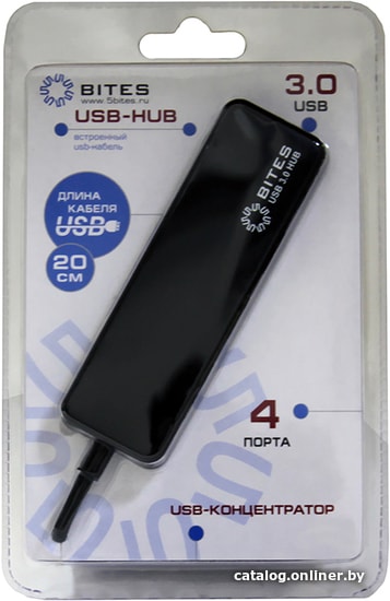 USB-хаб 5bites HB34-310BK
