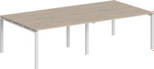 Стол Norden 280x143.8x75 SG.255.OL.63.WH (белый/дуб светлый)