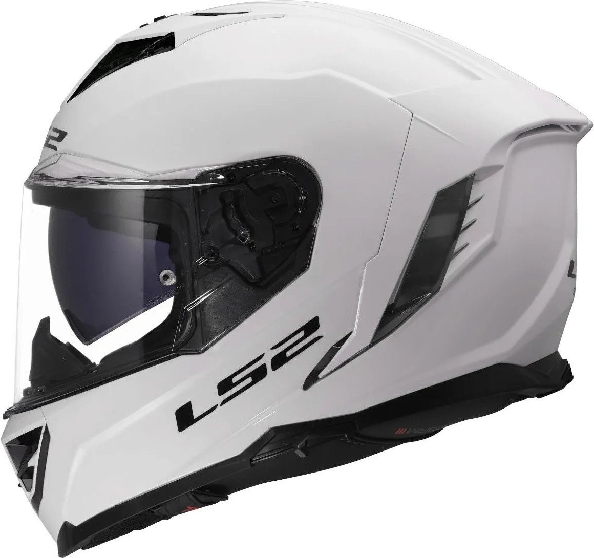 Мотошлем LS2 FF818 Storm III Solid (XS, белый глянец)