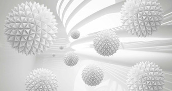 Фотообои ФабрикаФресок 3D Шары светлые 085265 (500x265)