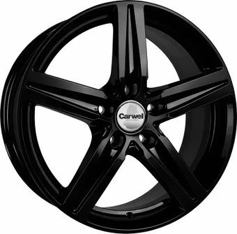 Литые диски Carwel Вилюй 17x7" 5x114.3мм DIA 66.1мм ET 45мм BK