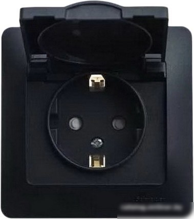 Розетка Schneider Electric Glossa GSL000746 (антрацит) Розетка Schneider Electric Glossa GSL000746 (антрацит)