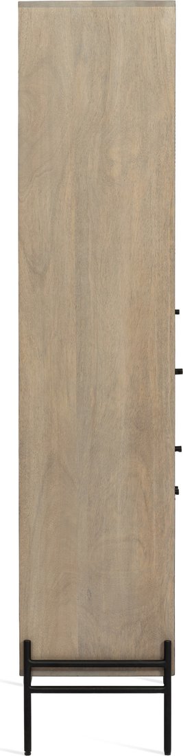 Шкаф распашной TetChair Secret de Maison Whitewood 7902 (античный белый/черный)