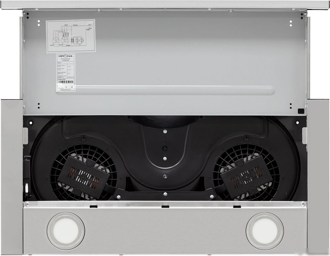 Кухонная вытяжка Krona Kamilla MV 6002 Inox КА-00008837