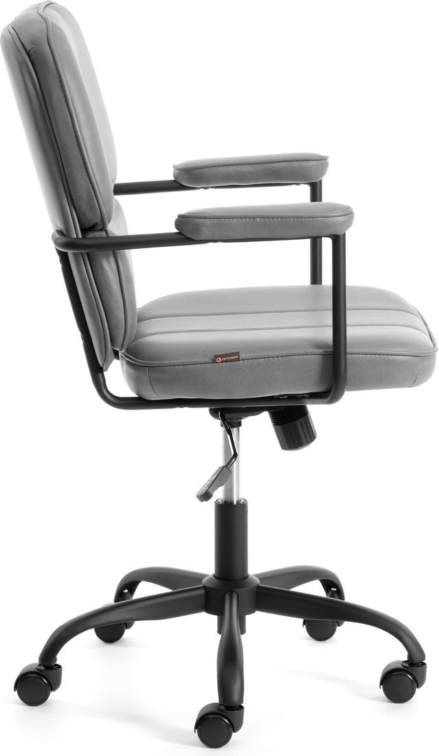 Офисное кресло TetChair Alpha (иск. замша, серый)