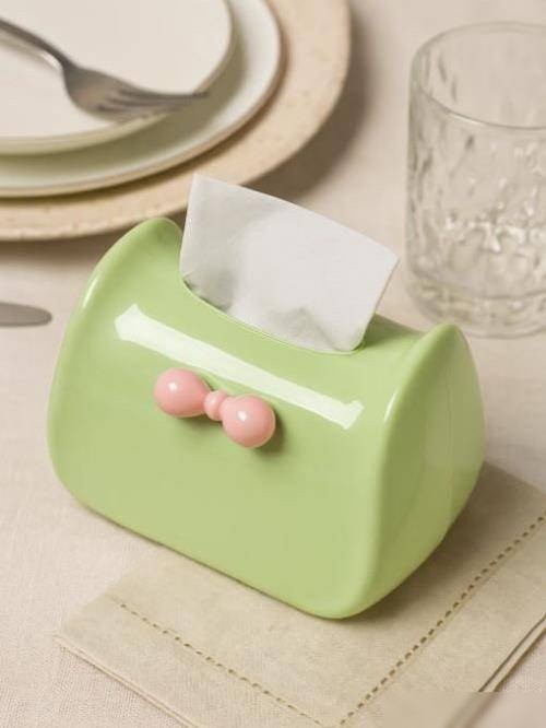 Салфетница ILikeGift Glossy bow 6926-02 (green)