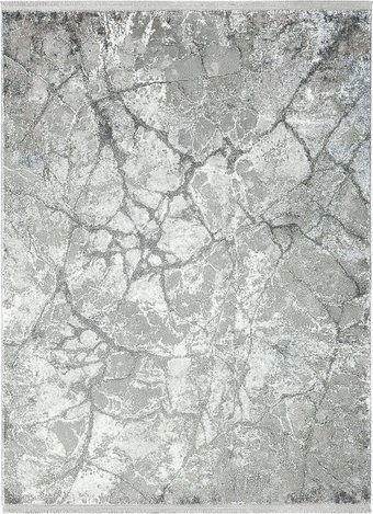 Ковер для жилой комнаты Radjab Carpet Марсель Прямоугольник NP 371 (0.8x1.5, Grey)