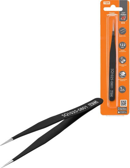Пинцет TDM Electric Рубин SQ1025-0801