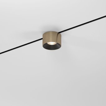 Трековый светильник Elektrostandard Mini Magnetic 85206/01 5W 3000K (латунь/черный)