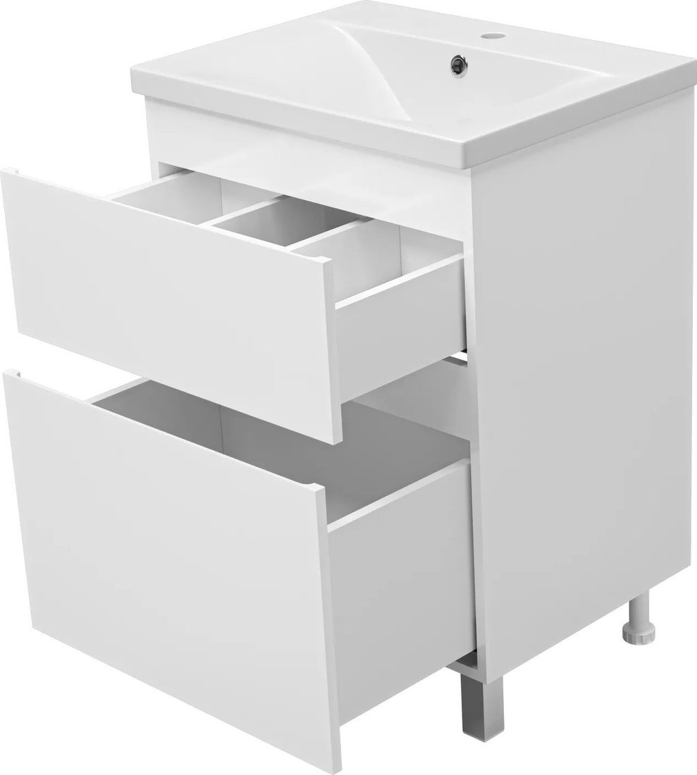 Misty Тумба под умывальник Лаки 60 П-Лак-01060-0112Я+RCW-140360WH
