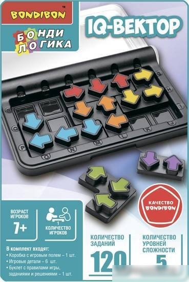 Настольная игра Bondibon БондиЛогика IQ-Вектор ВВ5954