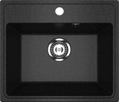 Кухонная мойка Practik PR-M 490-004 (черный оникс)