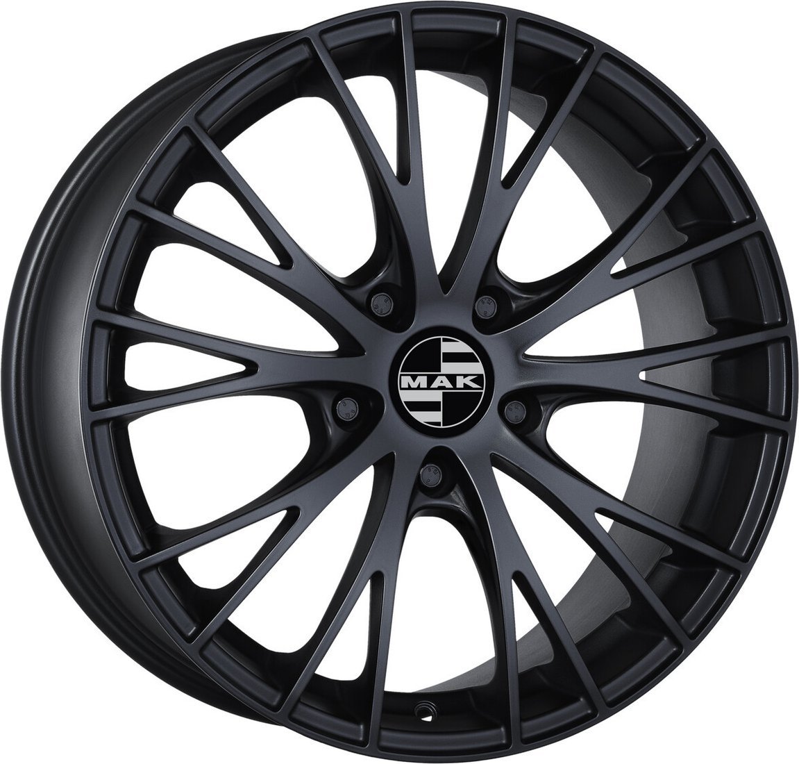 Литые диски MAK Rennen 18x8" 5x112мм DIA 66.45мм ET 21мм Matt Black