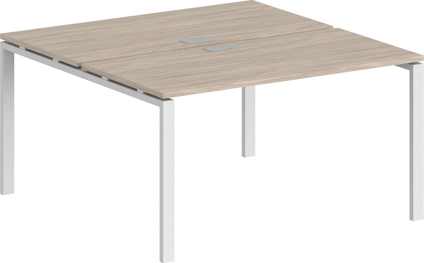 Стол Norden 160x163.8x75 SG.249.OL.63.WH (белый/дуб светлый)
