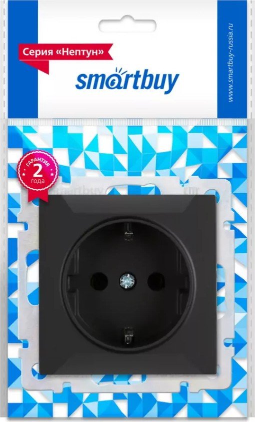 Розетка SmartBuy SBE-05b-16-S1-Z