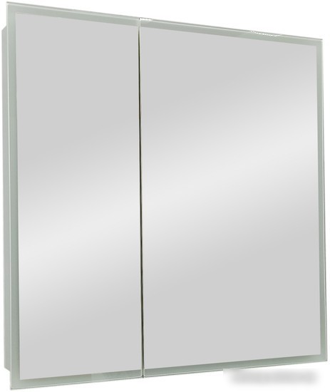 Континент Шкаф с зеркалом Reflex Led 80x80 (с датчиком движения)