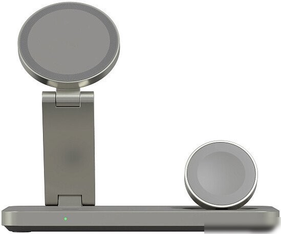 Беспроводное зарядное Magssory Yoga 3 в 1 Charging Station для Samsung Qi2 WCH017t (титан)