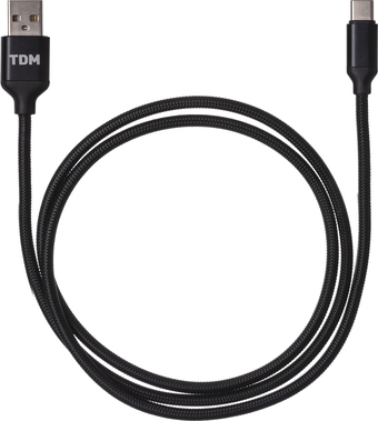 Кабель TDM Electric USB Type-A - USB Type-C SQ1810-0308 (1 м, черный)