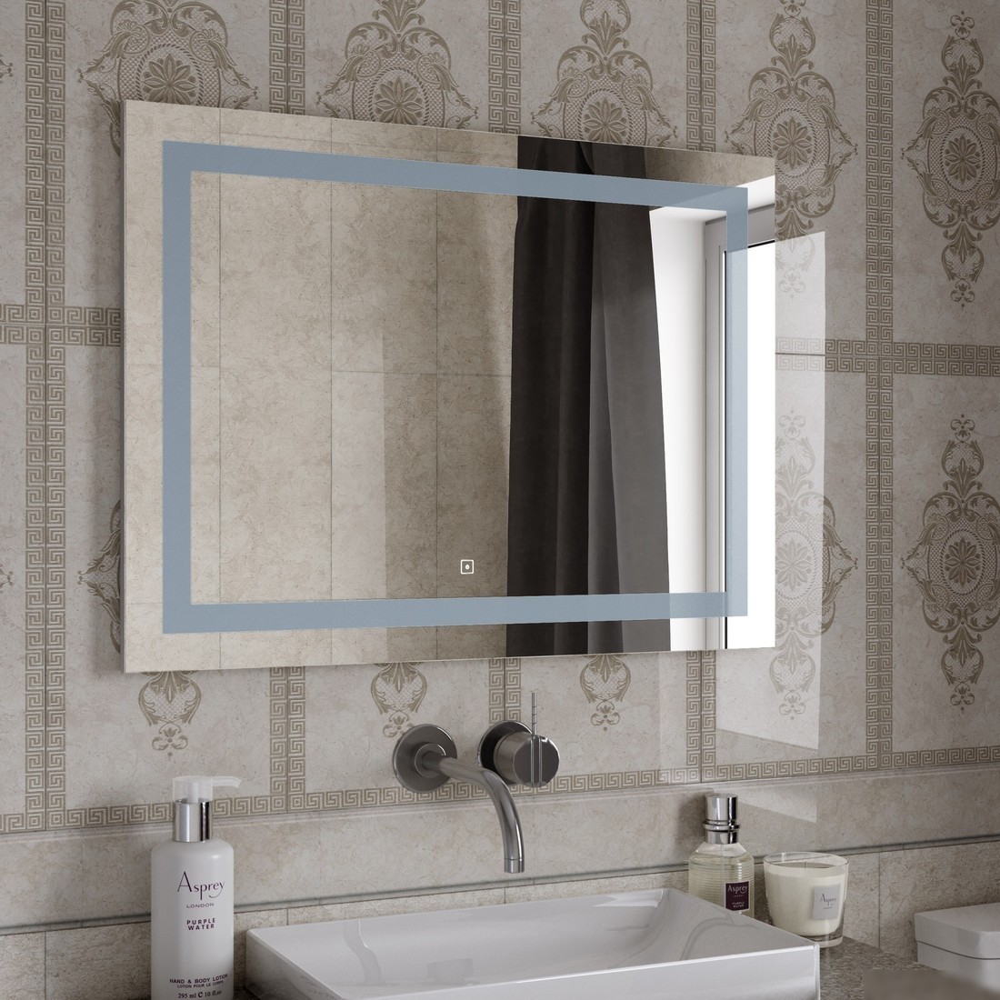 Континент Зеркало Rimini LED 90x70
