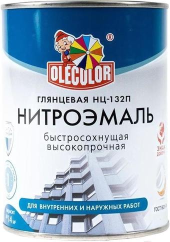 Эмаль Olecolor НЦ-132 1.7 кг (красно-коричневый)