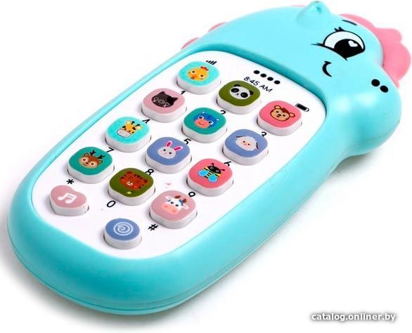 Развивающая игрушка Zabiaka Любимый единорог 7319088 (голубой)