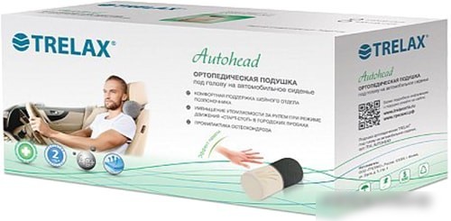 Ортопедическая подушка Trelax Autohead П16 (черный)