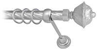 Карниз для штор Lm Decor Империя 168 1р витой 25мм (сатин, 3м)