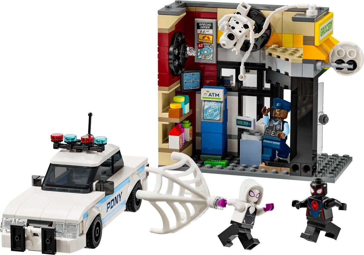 Конструктор LEGO Super Heroes Через вселенные: Майлз Моралес против Спота 76311