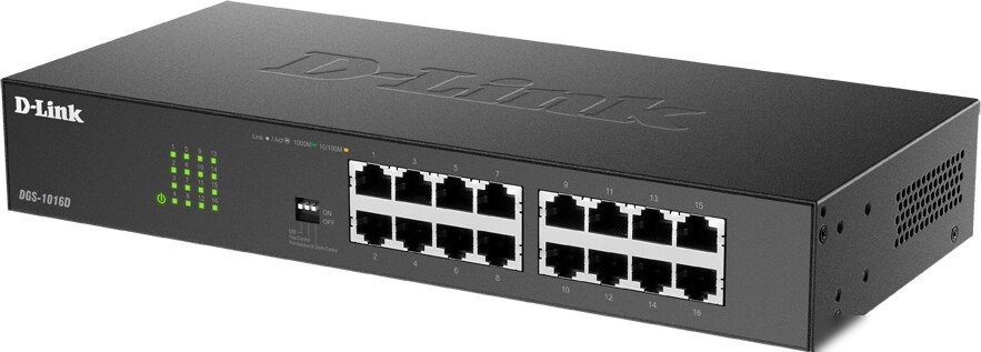 Настраиваемый коммутатор D-Link DGS-1016D/J1A