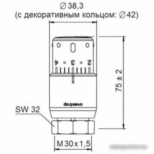 Термоголовка Kermi ZV00380001