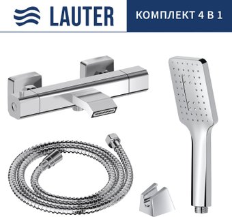 Смеситель Lauter Comfort 21YH40400 с лейкой Living Fleur 21S00126